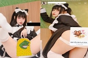 คลิปที่ไวต่อการเปิดเผยโดยนักเรียนหญิงทรานธีธีทัมแทม